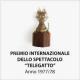 Telegatto  Premio Internazionale dello Spettacolo 1977/78
