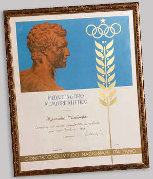 MEDAGLIA D'ORO AL VALORE ATLETICO - Roma, 1963-img